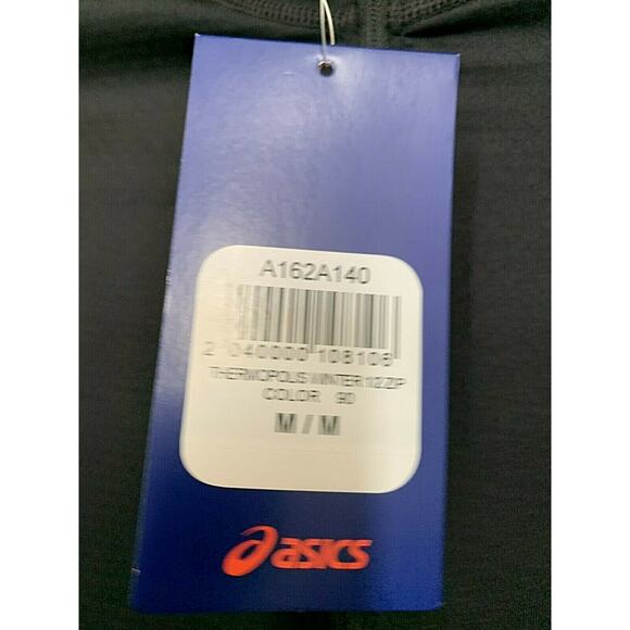 ASICS Aztecs Thermopolis Winter 1/2 Zip Performance Jacket Women's Sz M Black - Picture 6 of 8